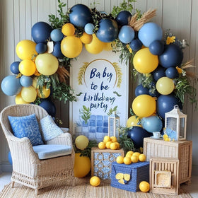 Captank 5in lemon yellow balloons for bright focal points