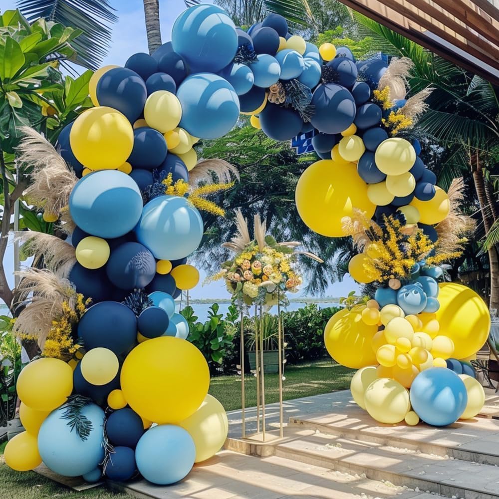 Captank 5in light yellow balloons for cheerful decor