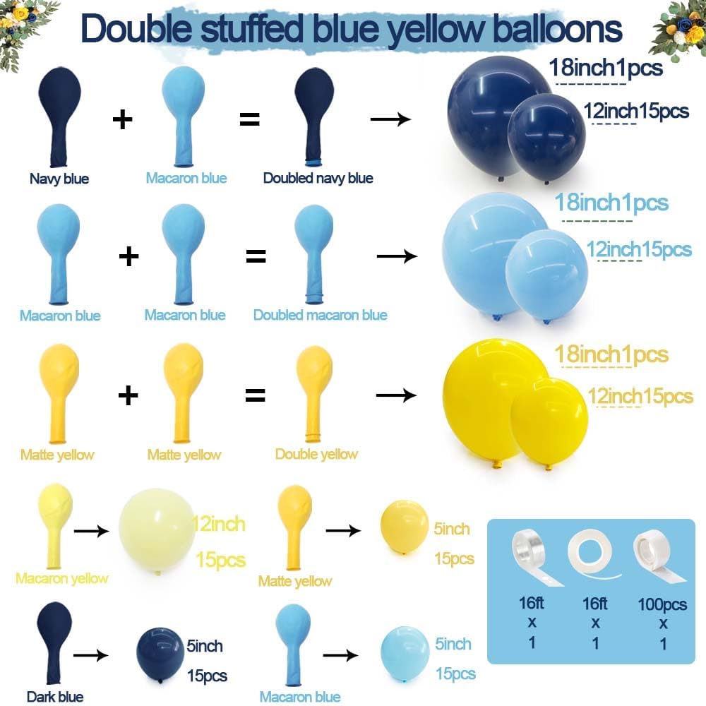 Captank arch kit pastel yellow balloons for sunny summer vibes