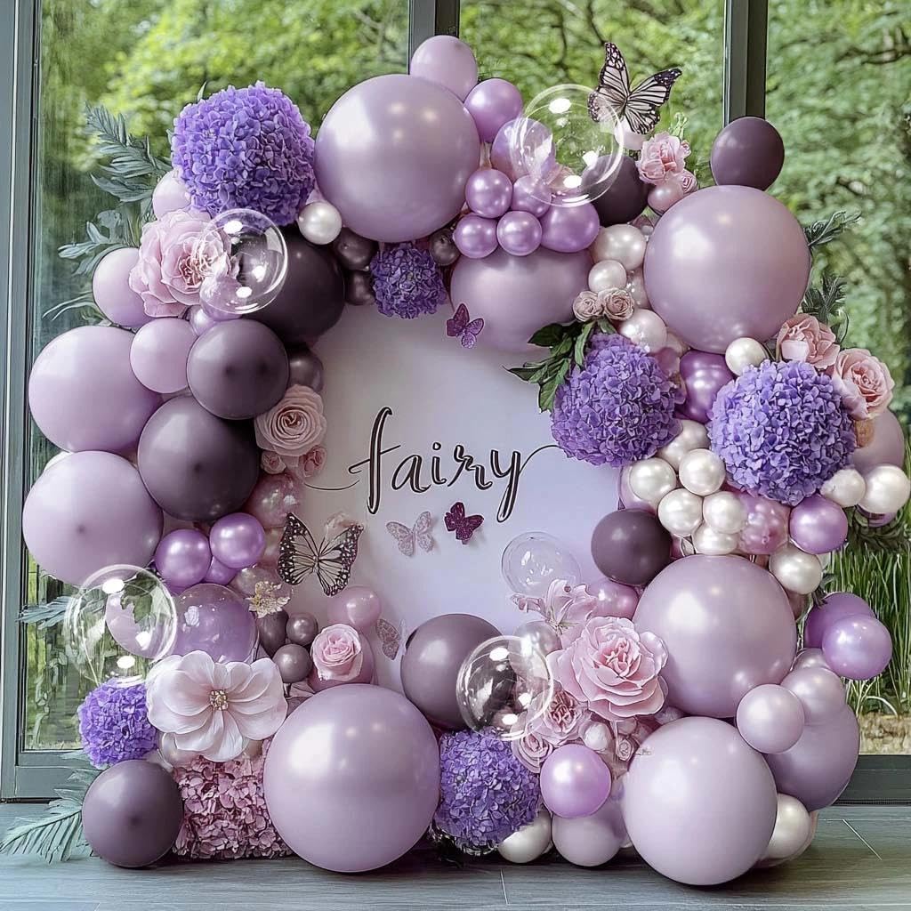 Captank balloons decorating a doorway arch for events