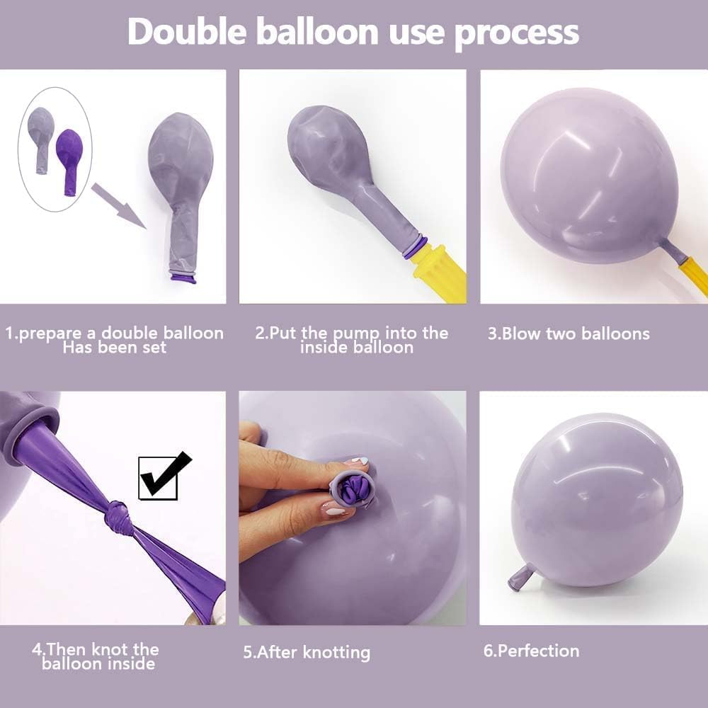 Captank pearl purple balloons add elegant texture to decor
