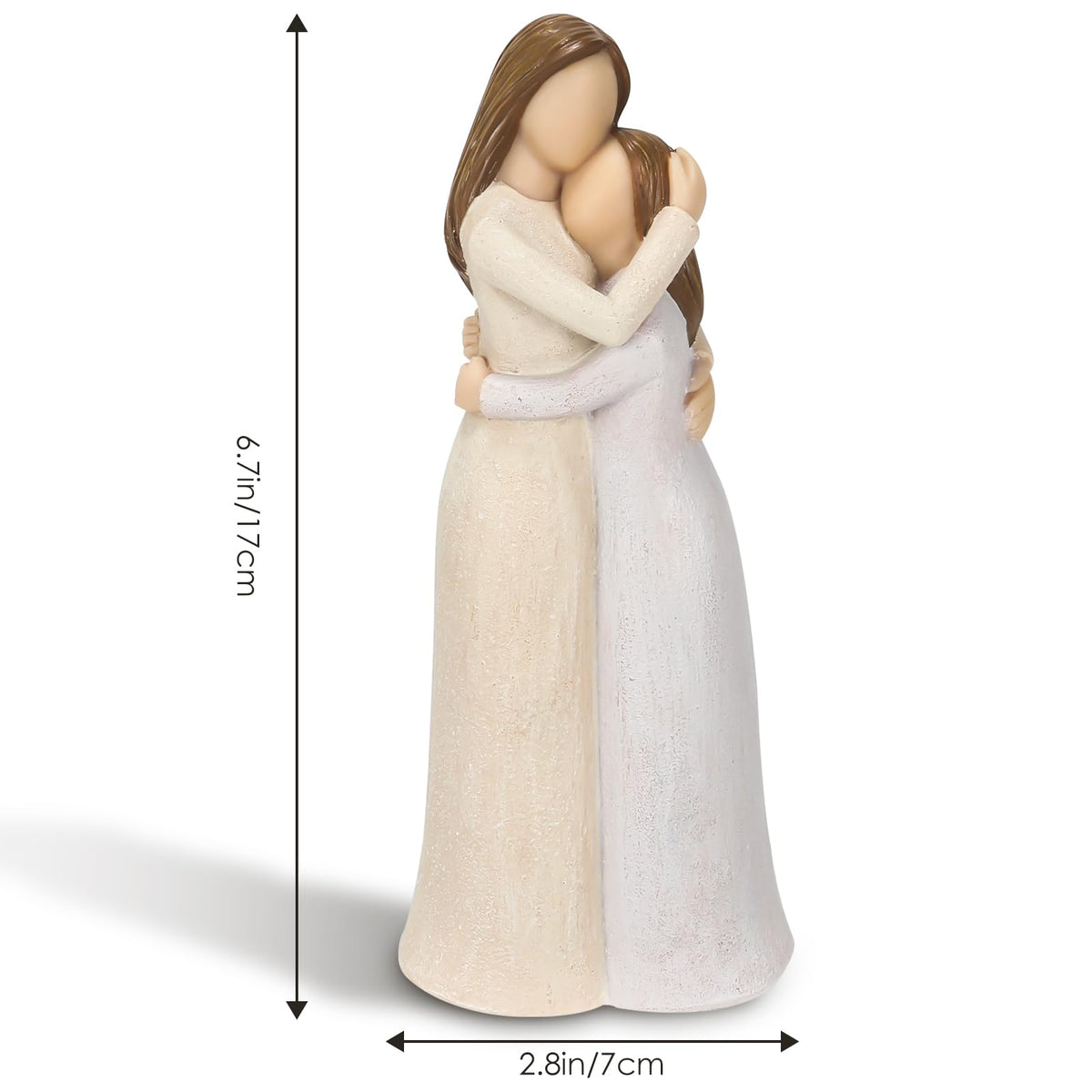 Carracci premium resin sculpture; durable and fade-resistant for long-term keepsake decor.