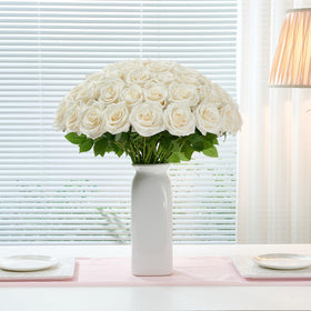 Carlita's Blooms roses decorating doors and walls with elegant flair