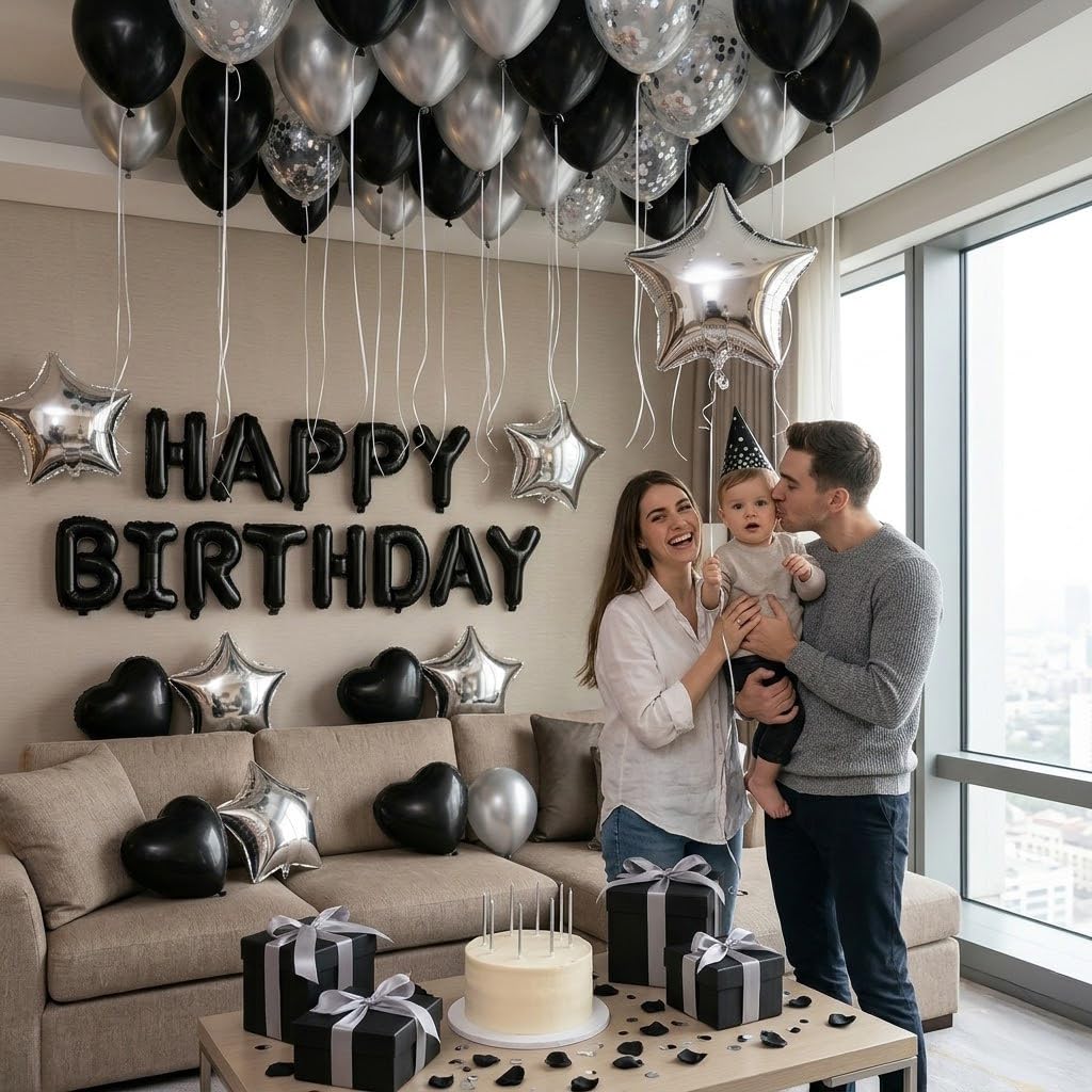 Carnira balloon accessories like dots, ribbons, and straws help quick setup.