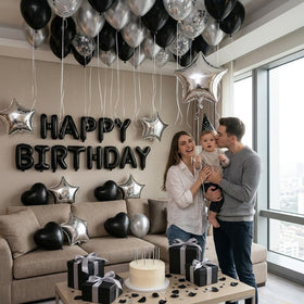Carnira balloon accessories like dots, ribbons, and straws help quick setup.