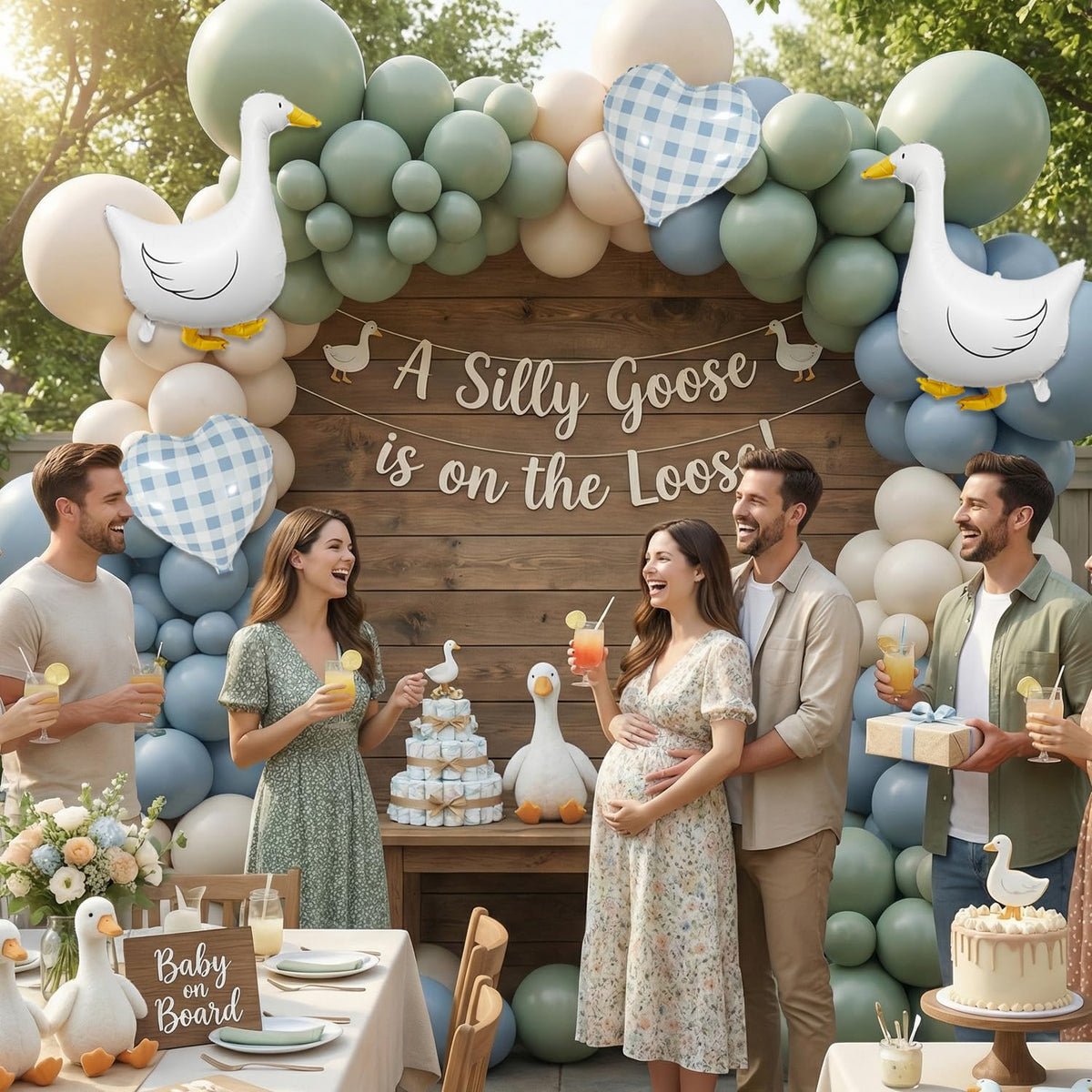 Carnira goose-themed decor can be repurposed as nursery ornament