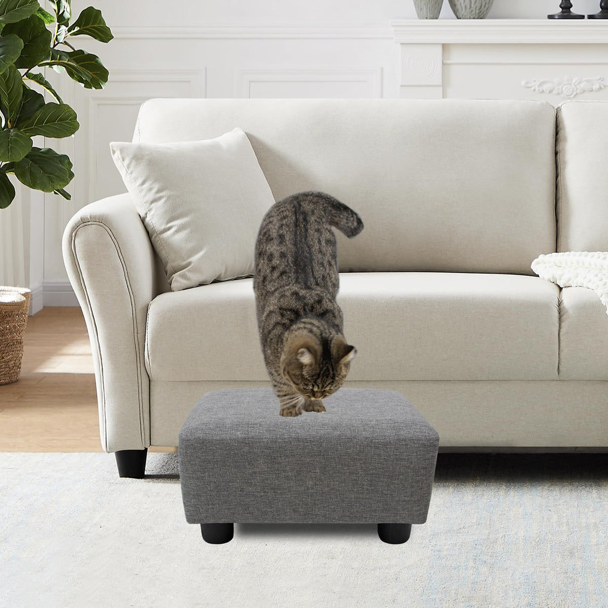 CAROLMADE 15.4 x 11 inch foot stool fits small spaces