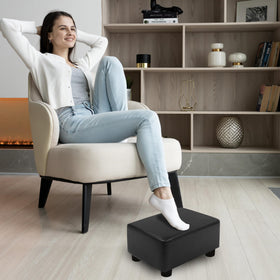 CAROLMADE small foot stool legs assembly highlights easy setup and sturdy stability.