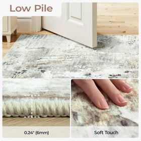 Carpelux living room rug soft pile adds comfort and warmth
