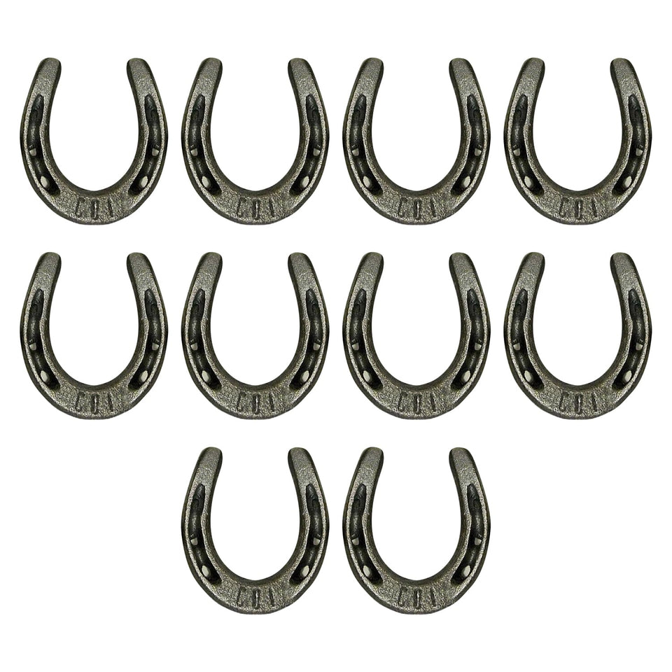 Carvers Olde Iron mini horseshoes ideal for crafts and rustic wall art.