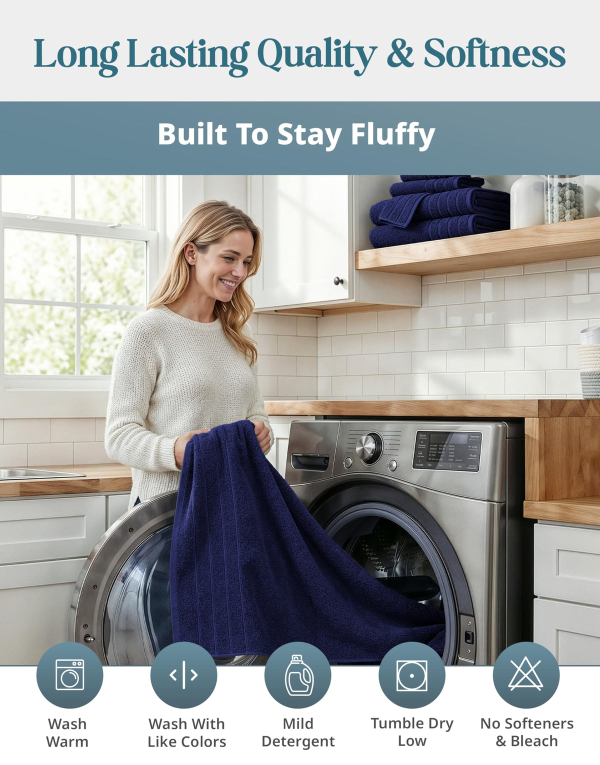 Casa Platino gift-ready towel set for housewarmings and holidays