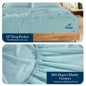 Casa Platino queen pillowcases (4) for soft, breathable comfort.