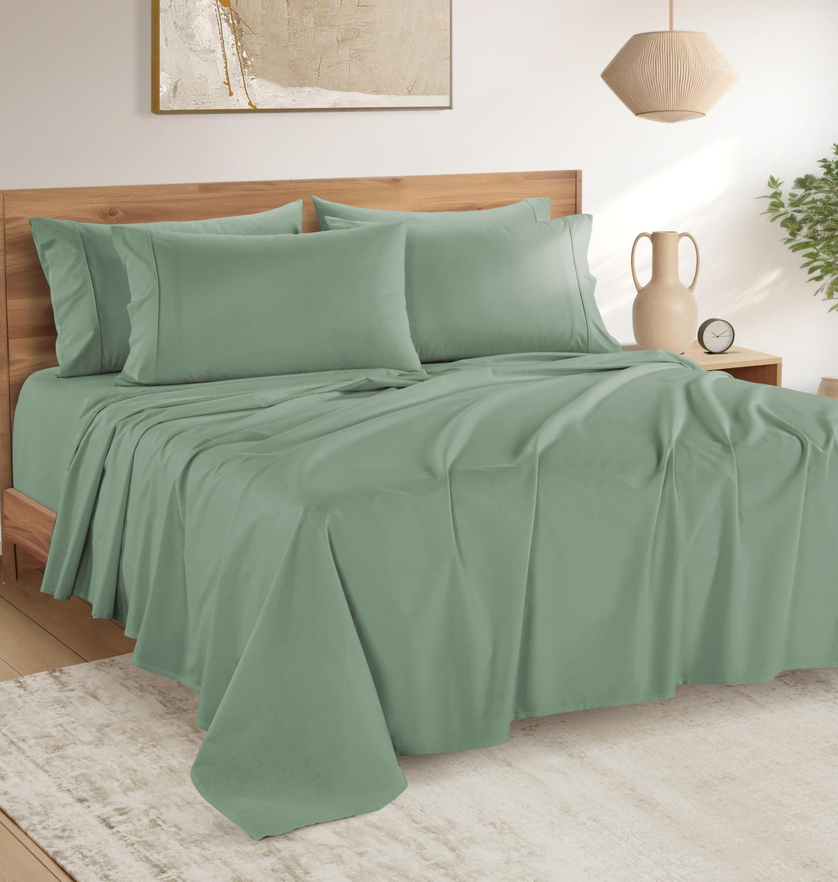 Casa Platino close-up shows percale weave with cool, crisp texture.