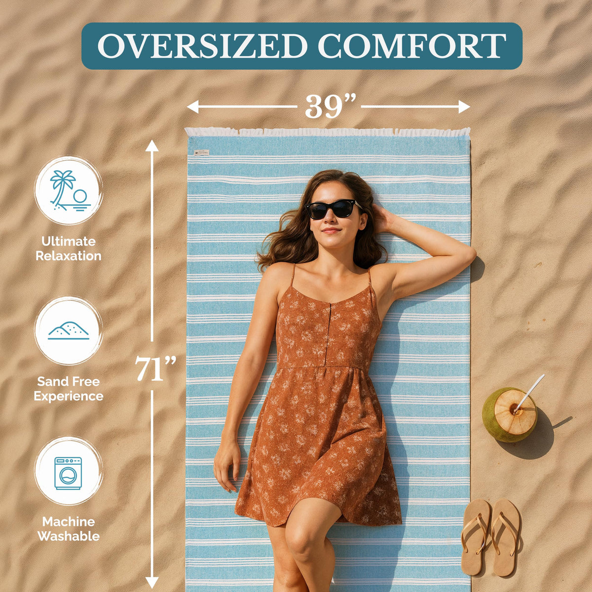 Casa Platino towels packed for travel, highlighting easy packing and quick-dry performance.