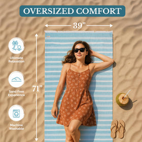 Casa Platino towels packed for travel, highlighting easy packing and quick-dry performance.