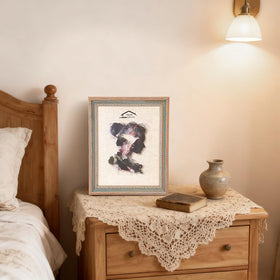 CasaDHG blue 11x14 frame gallery wall idea for decor.