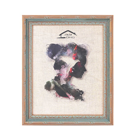 CasaDHG blue 11x14 vintage frame front view for timeless memories.