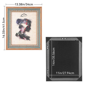 CasaDHG vintage frame ornate detail showcases baroque flair.