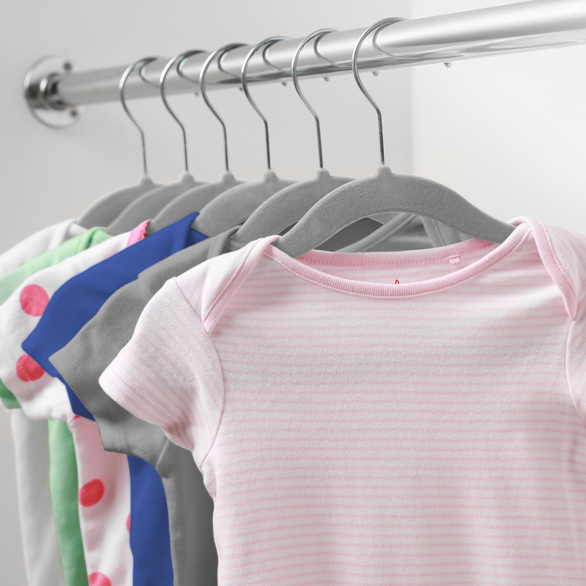 Casafield space-saving design helps organize nursery closets efficiently.