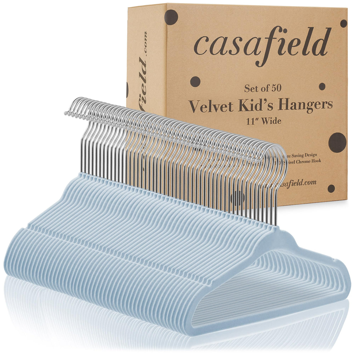 Casafield velvet flocking protects fabrics from creases and marks.