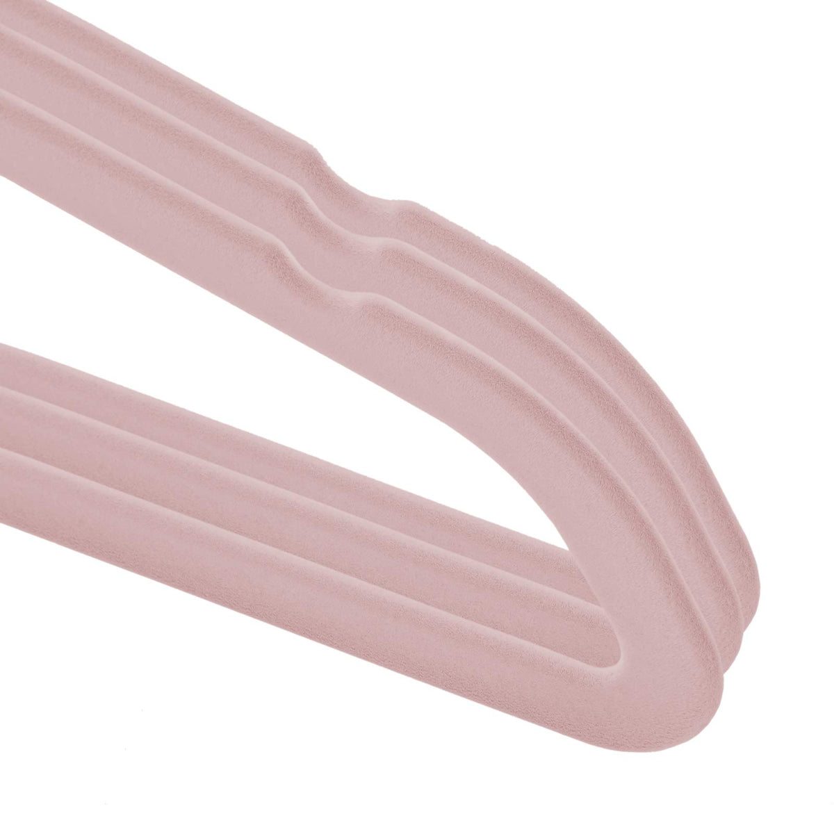 Casafield velvet baby hangers 11in stack neatly to save closet space.