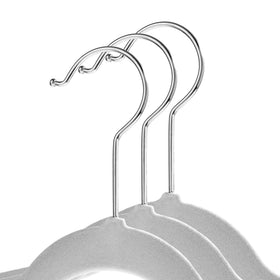 Casafield velvet kid's hangers gray 14inch triangular design keeps garments hung neatly