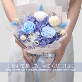 Casaido bouquet closeup reveals bright petals and realistic texture