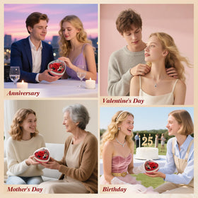 Casaido gift box with roses and greeting card, ready to gift