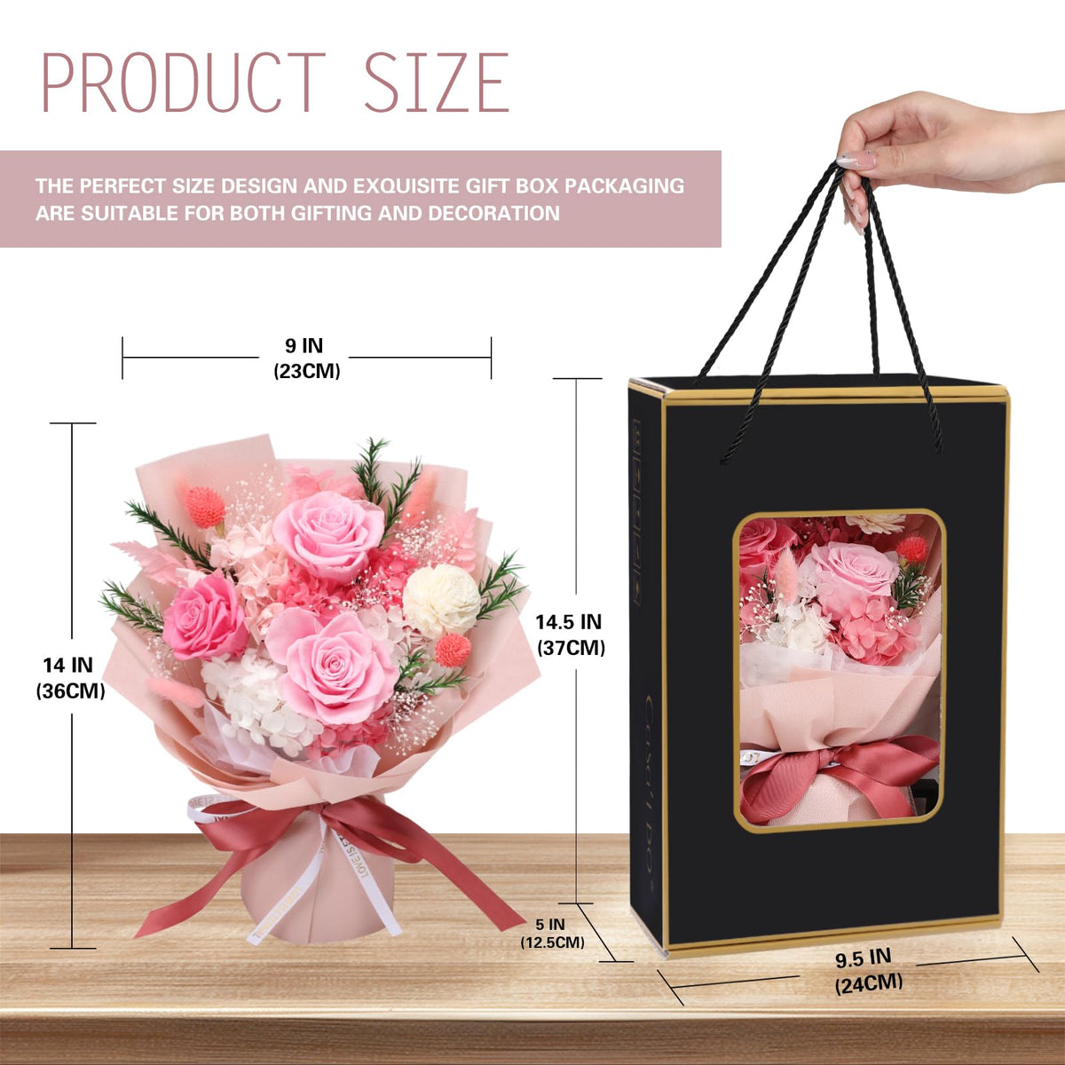 Casaido Mother's Day rose gift creates a heartfelt moment she can treasure