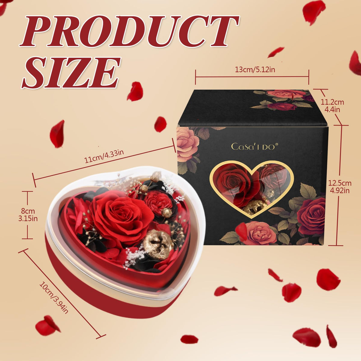 Casaido romantic gift suited for Valentine's Day or anniversaries