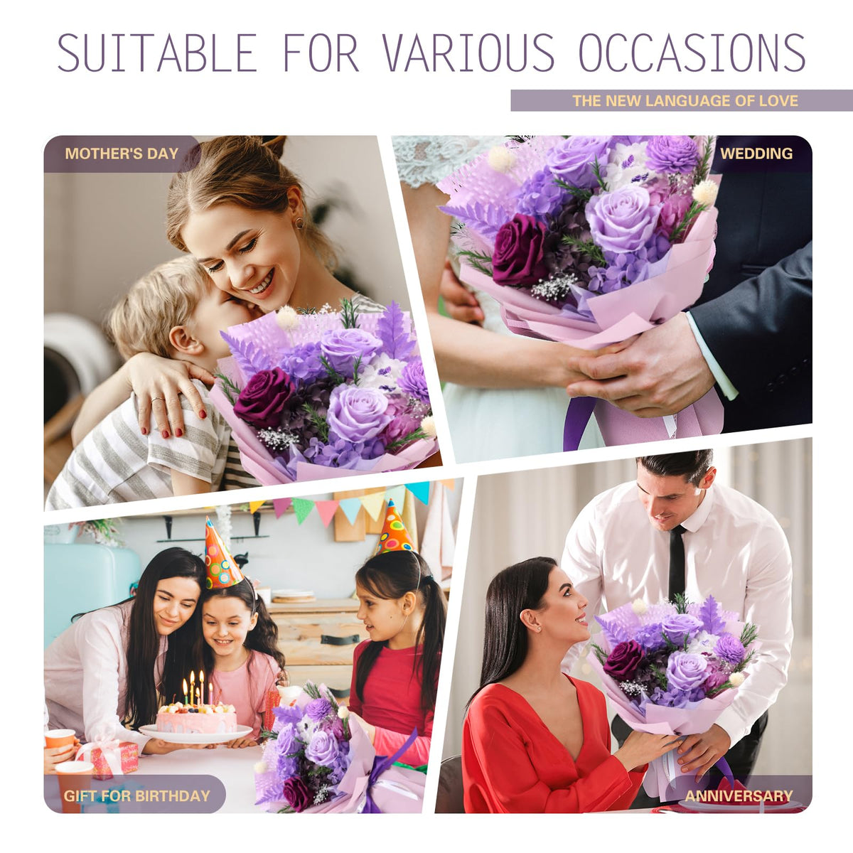 Casaido preserved roses in premium box ideal for anniversaries and birthdays
