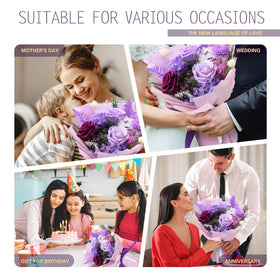Casaido preserved roses in premium box ideal for anniversaries and birthdays