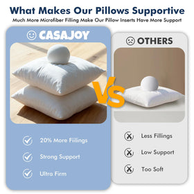CasaJoy 7D microfiber filling close-up, eco-friendly and resilient.