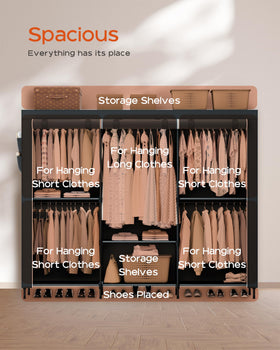 Casamaya closet shelves for folded clothes and accessories