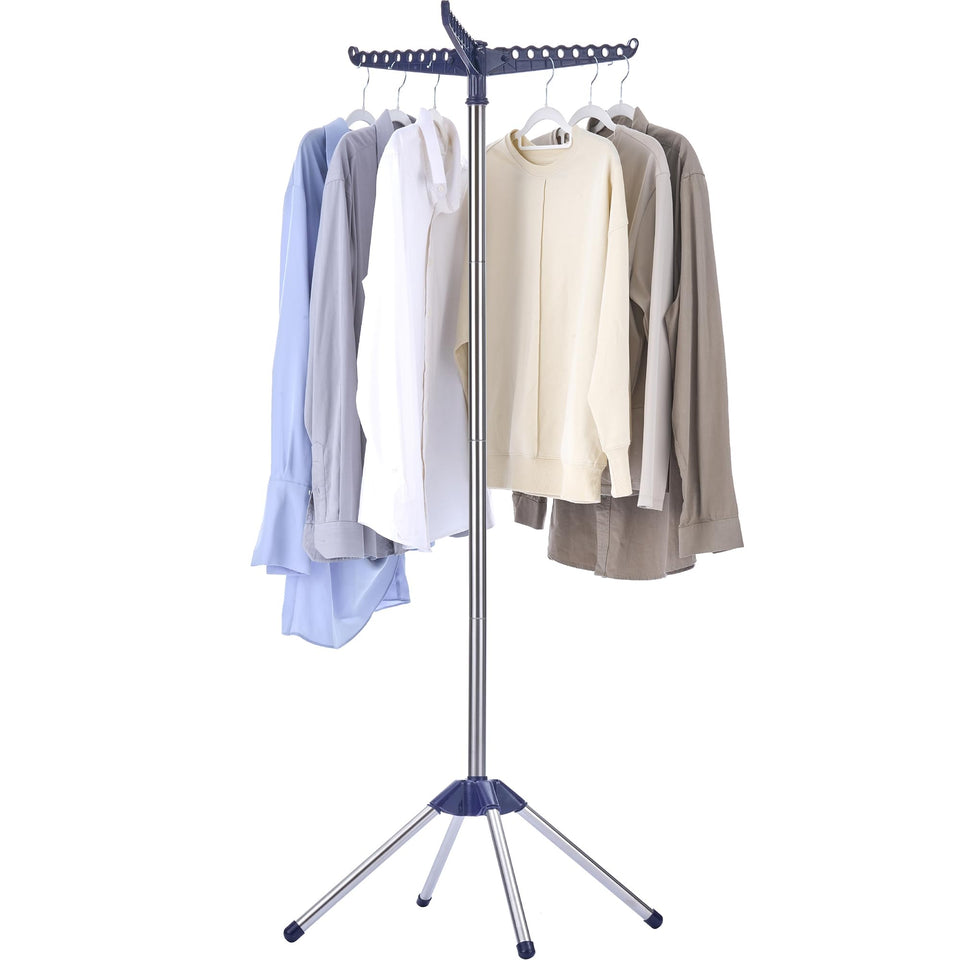 CASAMAYA 59-inch tripod drying rack holds a full load with sturdy stability