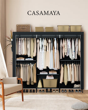 Casamaya closet height reference for short and long garments