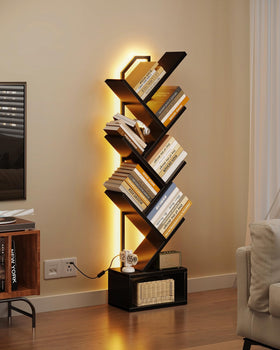 Casaottima narrow floor-standing bookcase in a modern living space