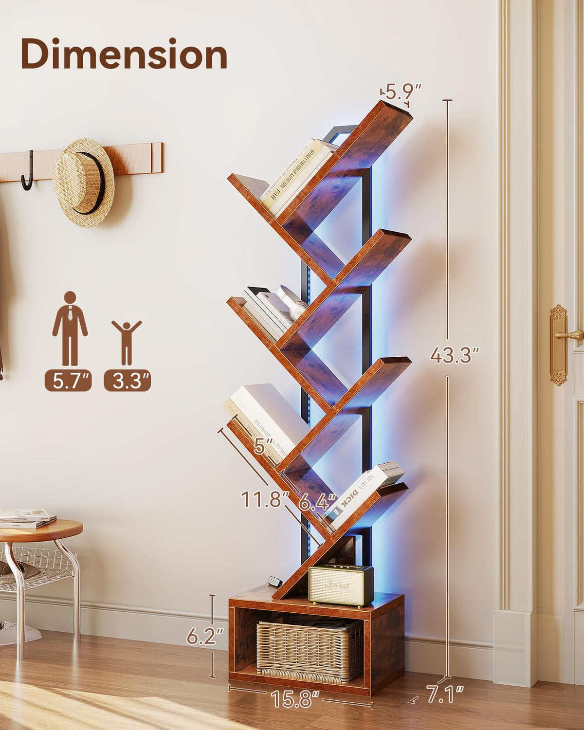 Casaottima metal-frame with wood panels highlights durable, stylish construction.