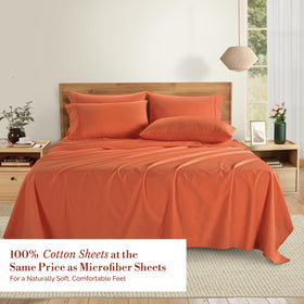 Casa Platino queen flat sheet laid flat at 90 by 104 inches for a neat bed setup.