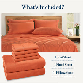 Casa Platino 20x30 queen pillowcases complete the set for a coordinated look.