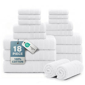 Casa Platino cotton towels set in full view for daily spa-like comfort.