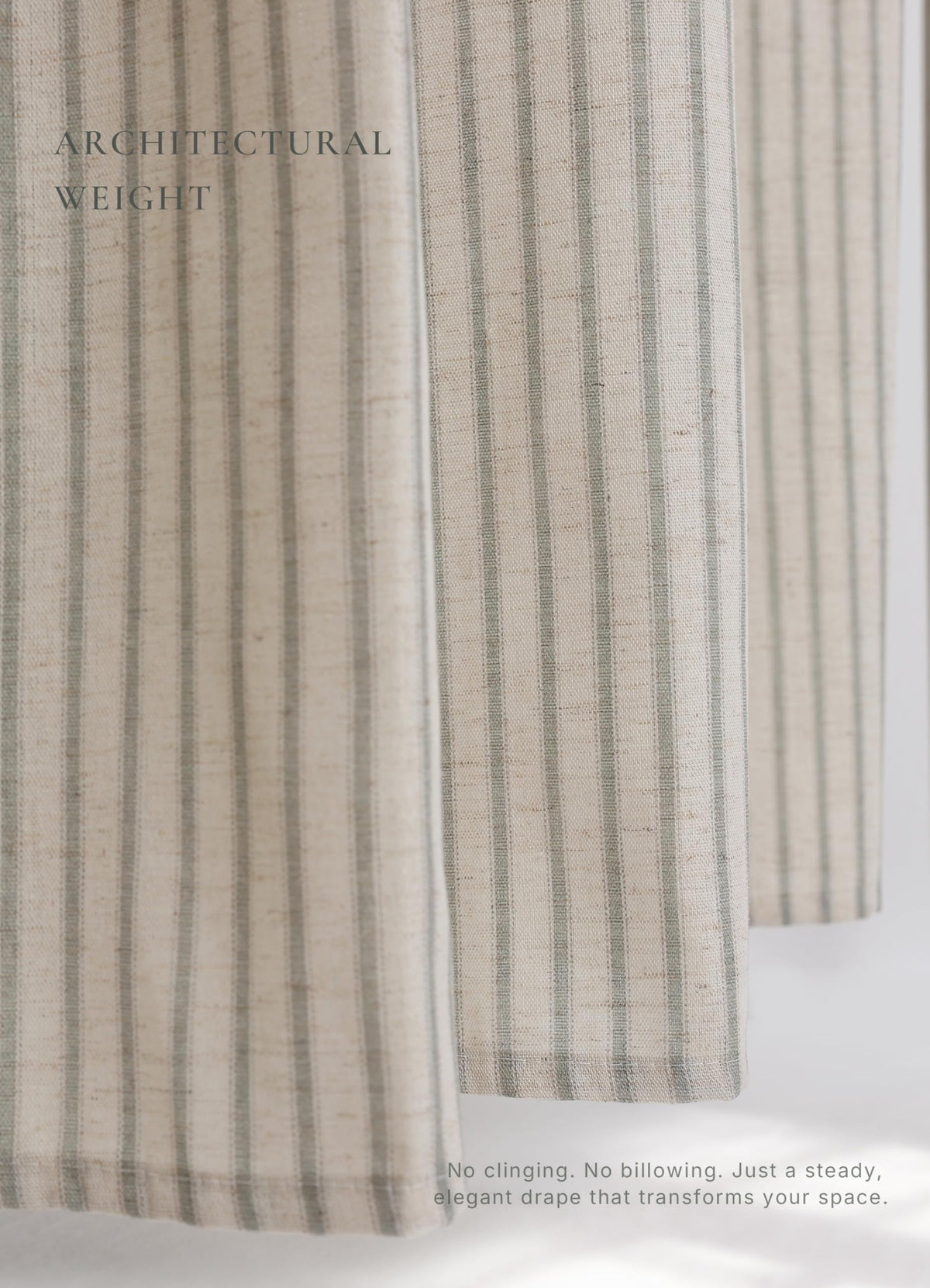 CasaTena breathable moisture-control curtain helps keep the bathroom feeling fresh.