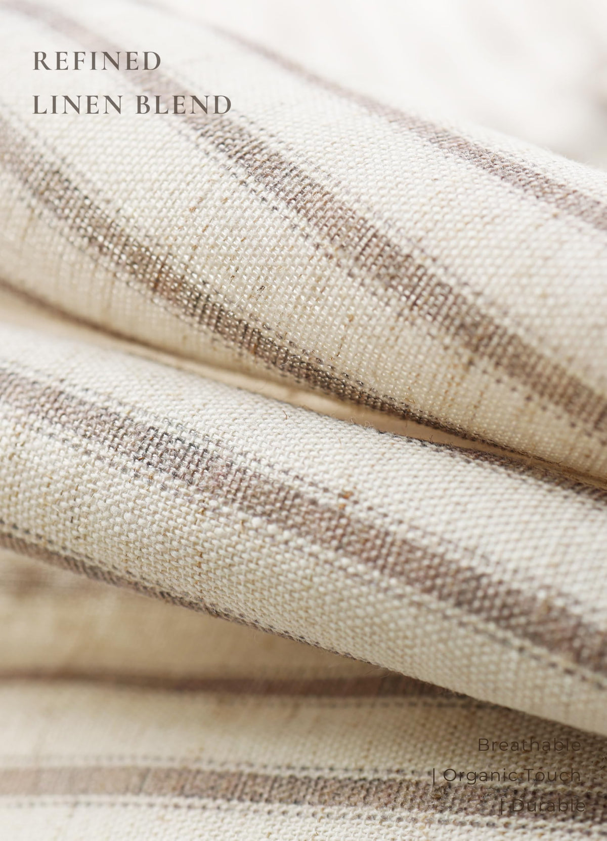 CasaTena machine-washable easy-care curtain ready for laundry.