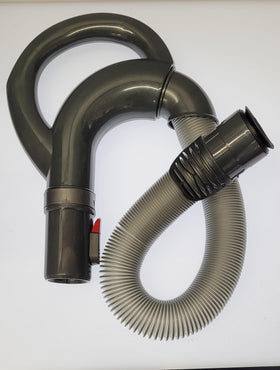 Casa Vacuums gray-hose pairing offers consistent look during cleaning.