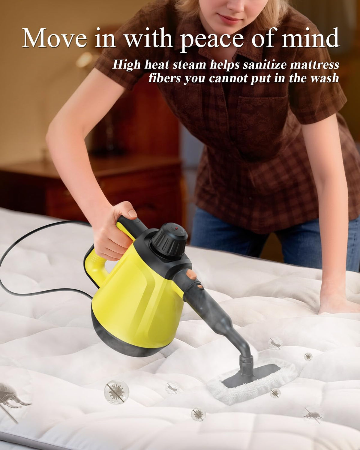 Casavorn crevice brush attachment for tight gaps cleaning