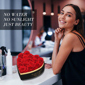 Casaido 16 preserved roses set ready for gifting on special days.