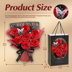 Casaido butterfly brooch adds a charming, decorative touch