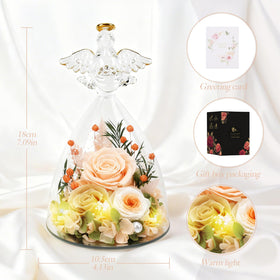 Casaido handcrafted angel figurine adds artisanal charm to gift.