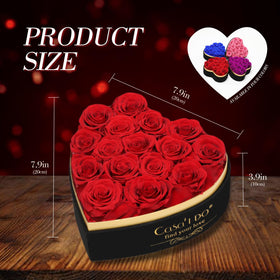 Casaido gift-ready packaging showcasing a luxurious rose and necklace set.