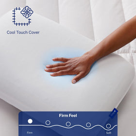 Casper Sleep Essential Cooling Foam Pillow in use for side sleeping comfort and alignment